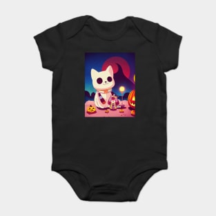 bee and puppycat halloween Baby Bodysuit